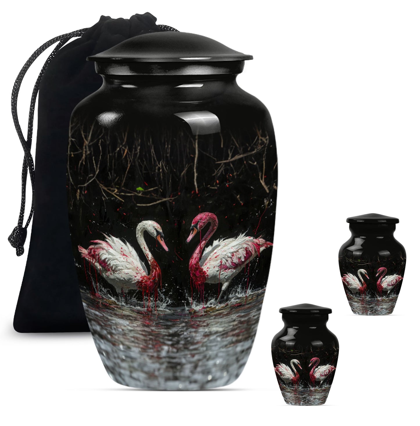 Personalized Bird Cremation Urn for Adult - 10-inch, 200 cu in - Yatskia