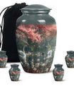 Cherry Blossom Cremation Urns For Human Ashes - Swan Urns For Adults