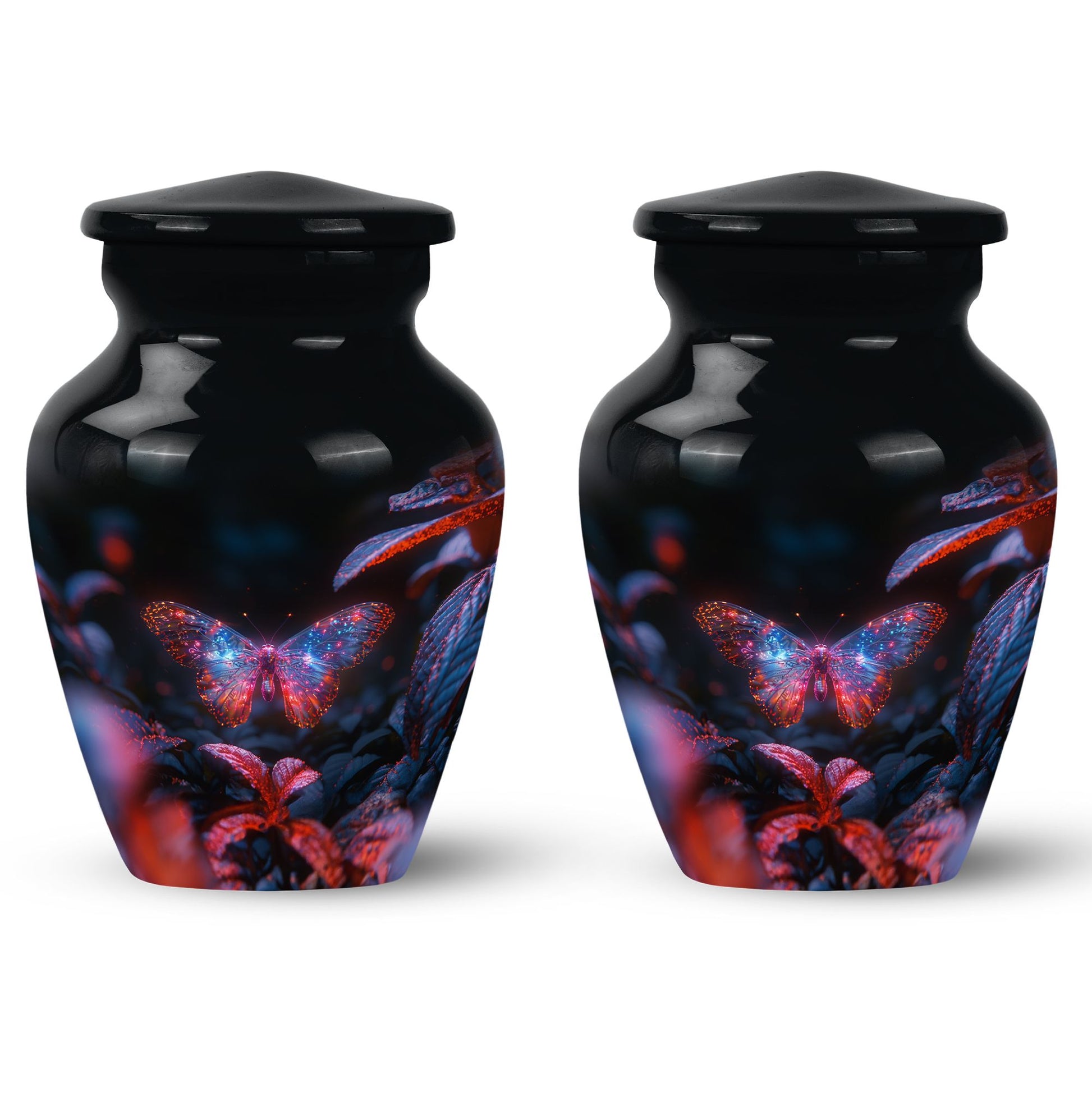 Glow Butterfly Cremation Urns For Human Ashes - Memorial Urn for Adults