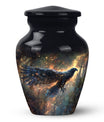 Black Raven Funeral Urn for Human Ashes - Cremations Urns For Adults