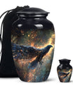 Black Raven Funeral Urn for Human Ashes - Cremations Urns For Adults