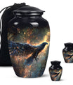 Black Raven Funeral Urn for Human Ashes - Cremations Urns For Adults