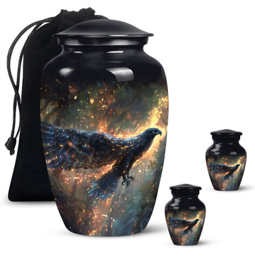 Large Urn With 2 Keepsake Urn