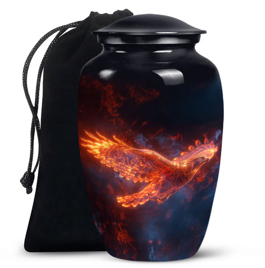Phoenix Bird Cremation Urn for Human Ashes - Urn for Men & Women