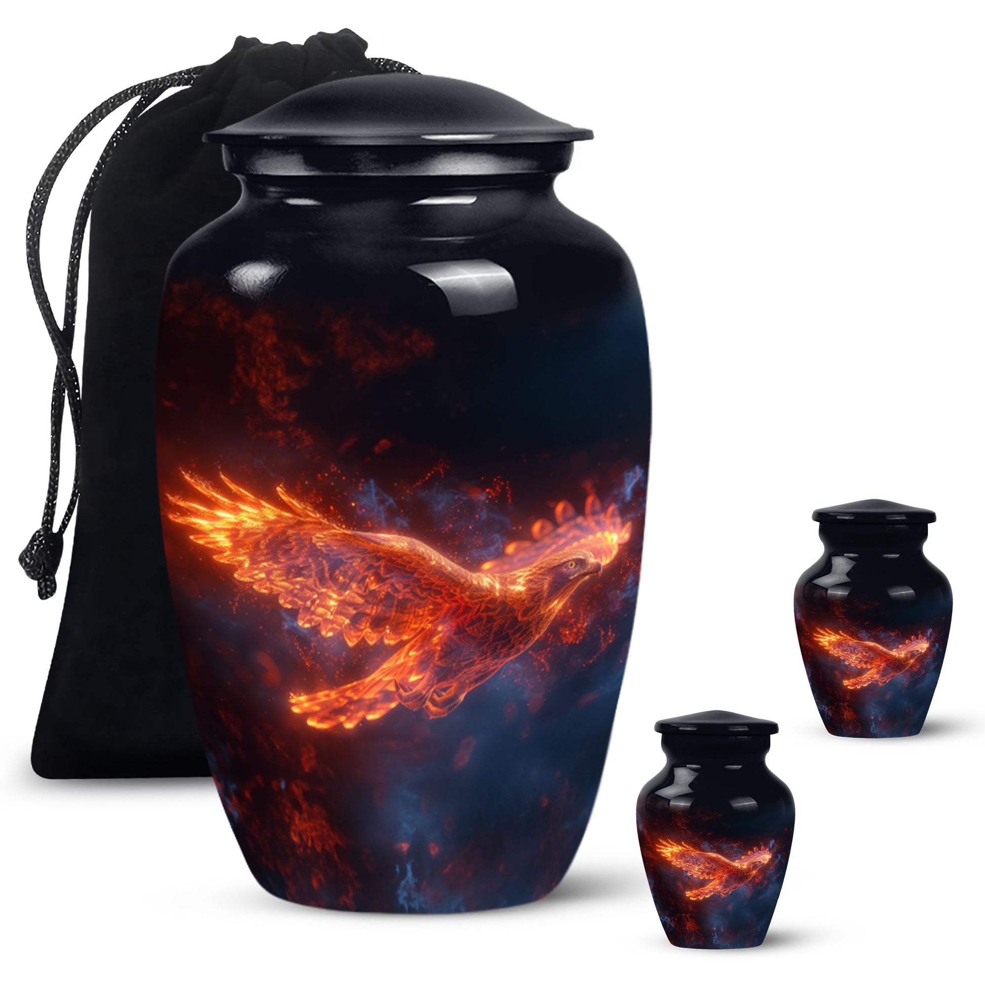 Phoenix Bird Cremation Urn for Human Ashes - Urn for Men & Women