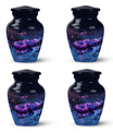Purple Snake Cremation Urns For Human Ashes - Memorial Urn for Adults