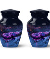 Purple Snake Cremation Urns For Human Ashes - Memorial Urn for Adults