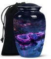 Purple Snake Cremation Urns For Human Ashes - Memorial Urn for Adults
