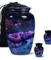 Purple Snake Cremation Urns For Human Ashes - Memorial Urn for Adults