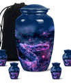 Mystic Blue Snake Cremation Urns For Human Ashes - Funeral Urns For Ashes