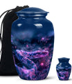 Mystic Blue Snake Cremation Urns For Human Ashes - Funeral Urns For Ashes