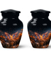 Sparkling Fiery Butterfly Urns for Mom - Large Butterfly Cremation Urns