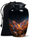 Sparkling Fiery Butterfly Urns for Mom - Large Butterfly Cremation Urns