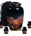 Sparkling Fiery Butterfly Urns for Mom - Large Butterfly Cremation Urns