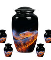 Serpent Cremation Urn For Adult - Snake Funeral Large Urns For Ashes