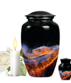 Serpent Cremation Urn For Adult - Snake Funeral Large Urns For Ashes