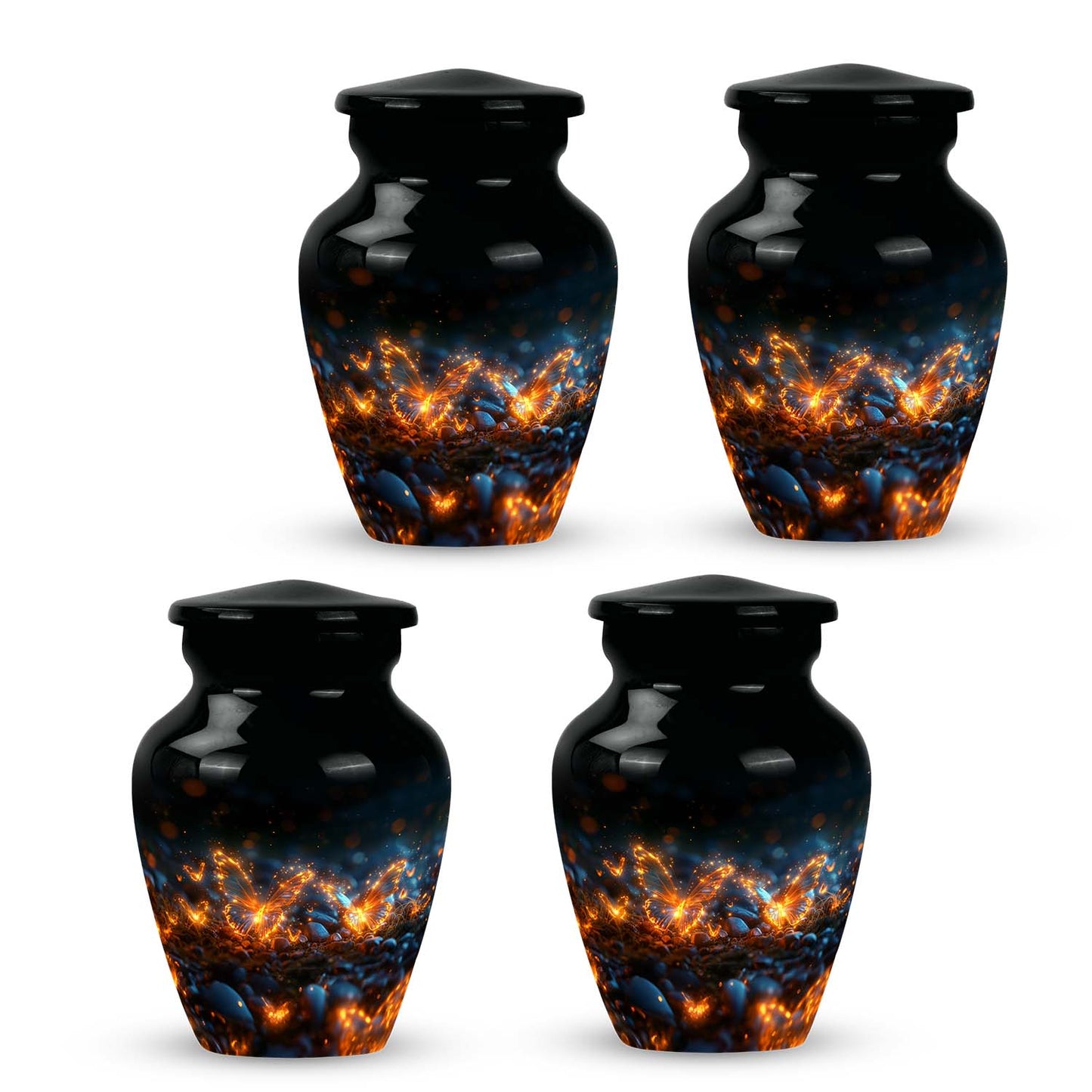 Personalized Butterfly Cremation Urn for Adult - 10-inch, 200 cu in - Yatskia