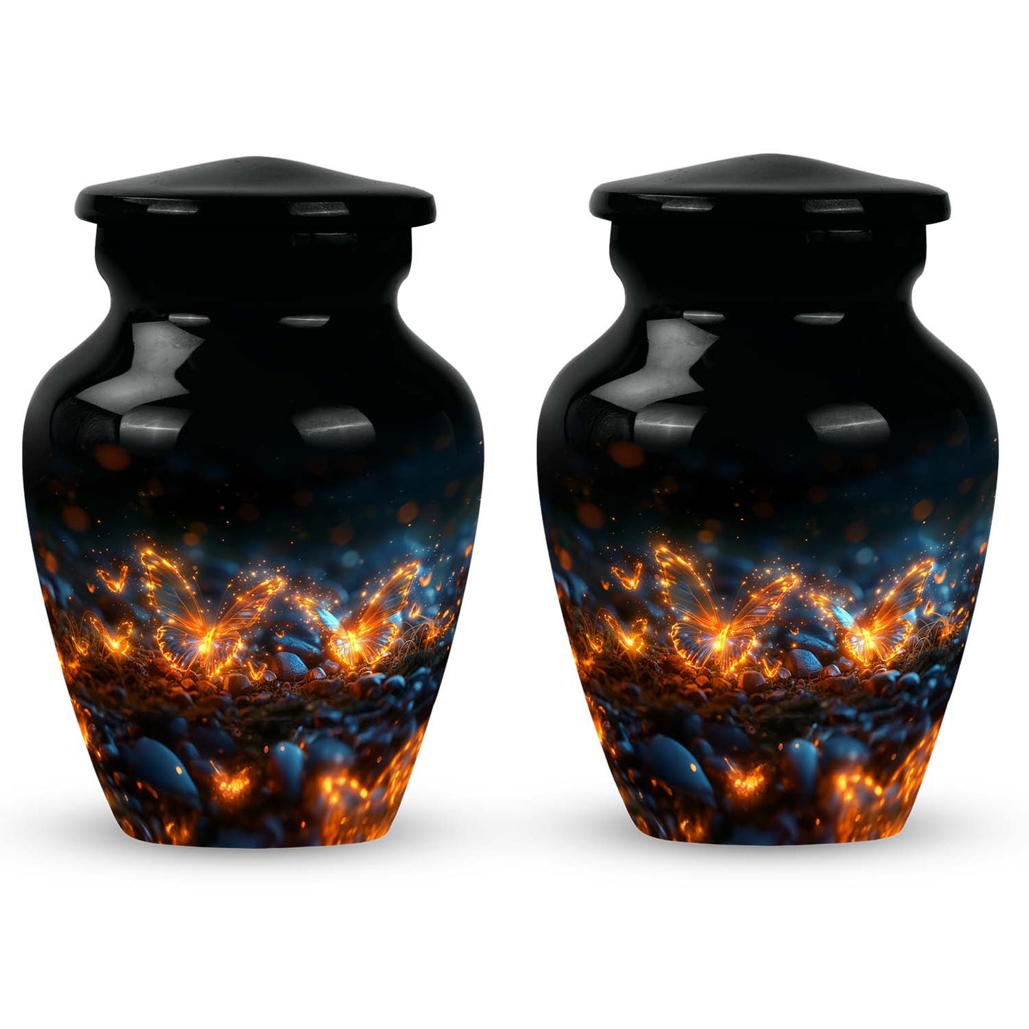 Personalized Butterfly Cremation Urn for Adult - 10-inch, 200 cu in - Yatskia