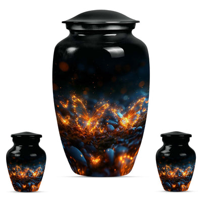 Personalized Butterfly Cremation Urn for Adult - 10-inch, 200 cu in - Yatskia
