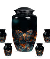 Glowing Butterfly Funeral Urn for Human Ashes - Cremation Urn For Adults