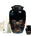 Glowing Butterfly Funeral Urn for Human Ashes - Cremation Urn For Adults