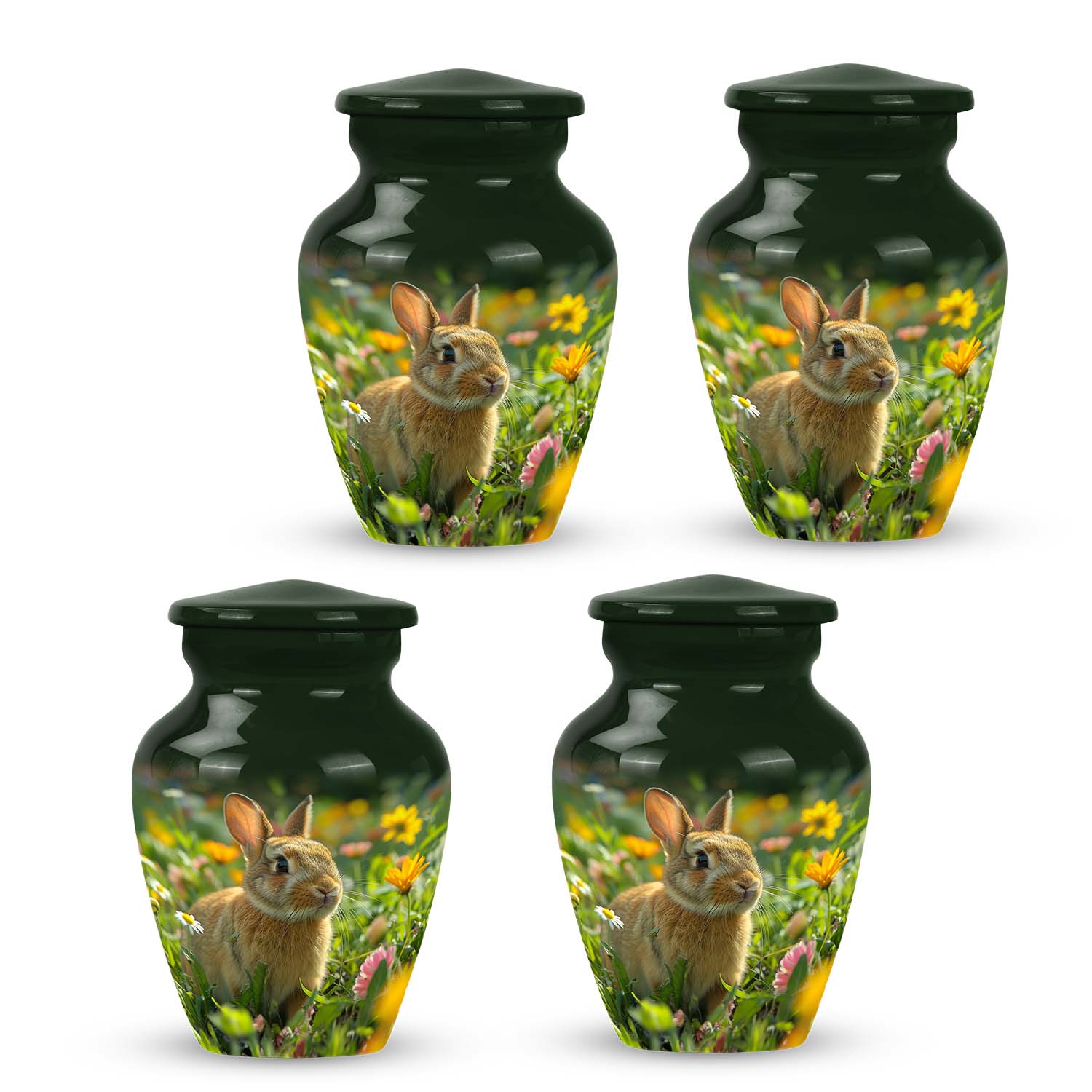 Bunny Rabbit Memorial Urn - Beautifully Designed Keepsake Urns For Pet
