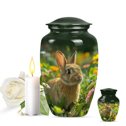 Personalized Pet Keepsake Urn for Pet Ashes - 10-inch, 200 cu in - Yatskia