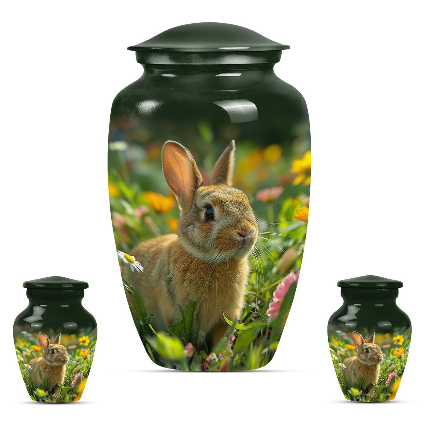 Personalized Pet Keepsake Urn for Pet Ashes - 10-inch, 200 cu in - Yatskia