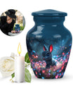 Bunny Rabbit Cremation Urn - Decorative Personalized Urns For Pet Ashes