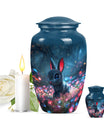 Bunny Rabbit Cremation Urn - Decorative Personalized Urns For Pet Ashes