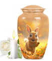 Golden Bunny Cremation Urns For Human Ashes For Mom and Dad