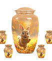 Golden Bunny Cremation Urns For Human Ashes For Mom and Dad