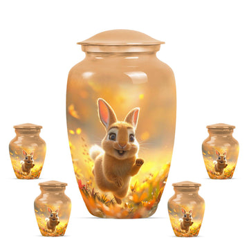 Large Urn With 4 Keepsake Urn