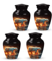 Fierce Polar Bear Urn - Bear Funeral Large Cremation Urns For Ashes