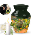 Bucolic Bunny Meadow - Rabbit Urns Large Funeral Large Urns For Ashes