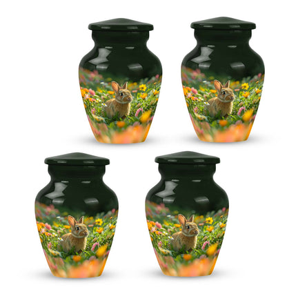 Personalized Rabbit Cremation Urn for Pet Ashes - 10-inch, 200 cu in - Yatskia