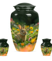 Bucolic Bunny Meadow - Rabbit Urns Large Funeral Large Urns For Ashes
