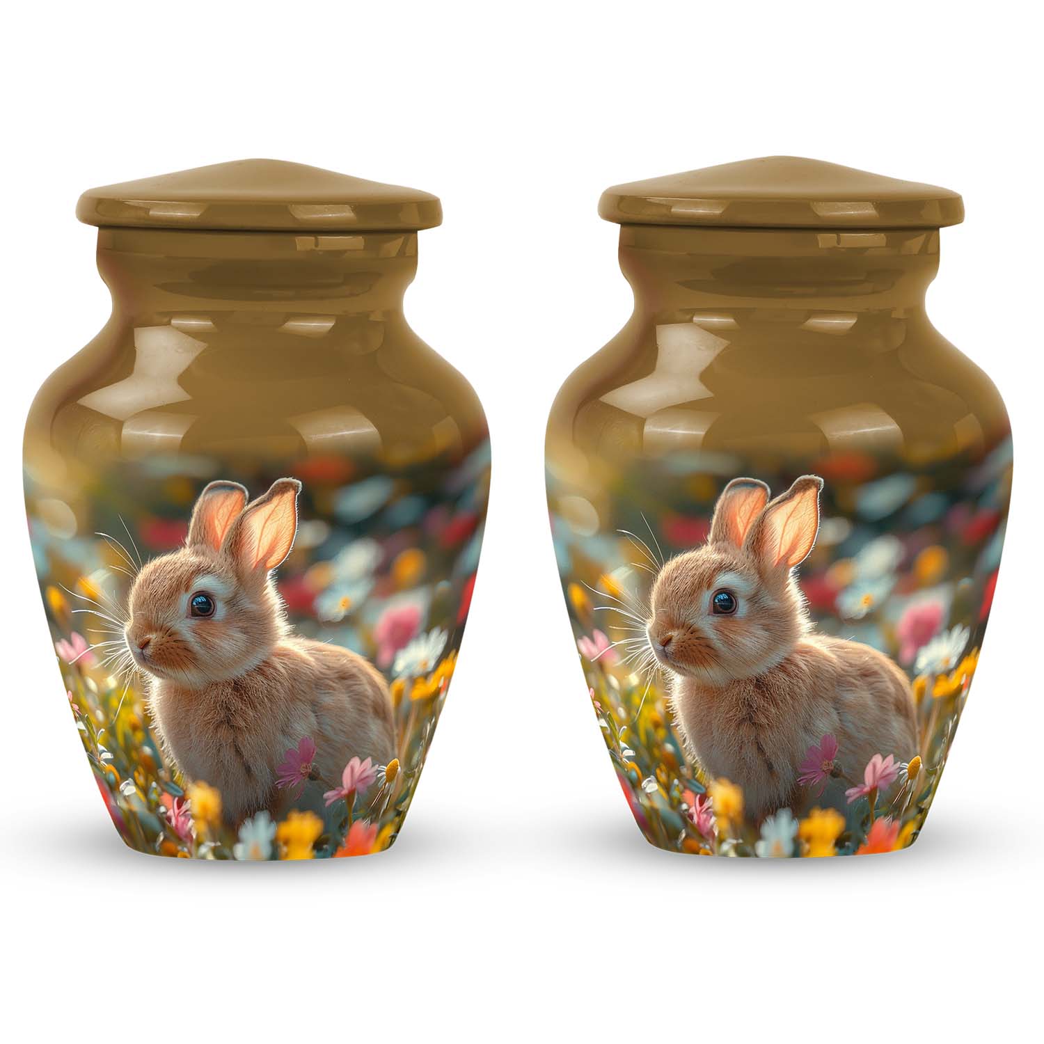 Bunny Engravable Urns For Human Ashes - Rabbit Large Cremation Urns