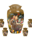Bunny Engravable Urns For Human Ashes - Rabbit Large Cremation Urns