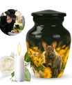 Bunny Rabbit Urn For Cremation - Rabbit Funeral Large Urns For Ashes