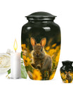 Bunny Rabbit Urn For Cremation - Rabbit Funeral Large Urns For Ashes