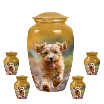 Large Urn With 4 Keepsake Urn