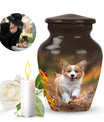 Corgi Puppy Cremation Urn For Ashes - Unique Pet Urns For Dogs
