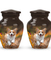 Corgi Puppy Cremation Urn For Ashes - Unique Pet Urns For Dogs