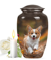 Corgi Puppy Cremation Urn For Ashes - Unique Pet Urns For Dogs