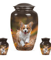 Corgi Puppy Cremation Urn For Ashes - Unique Pet Urns For Dogs