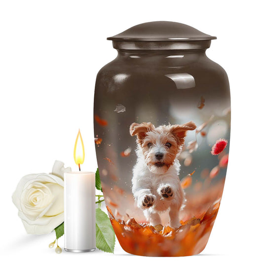 Cockapoo Pup Memorial Urn - Dog Urns Funeral Large Cremation Urns For Ashes