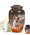Cockapoo Pup Memorial Urn - Dog Urns Funeral Large Cremation Urns For Ashes