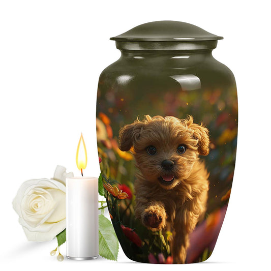 Golden Cockapoo Memorial Urn - Dog Large Urn Perfect Memorials For Pet