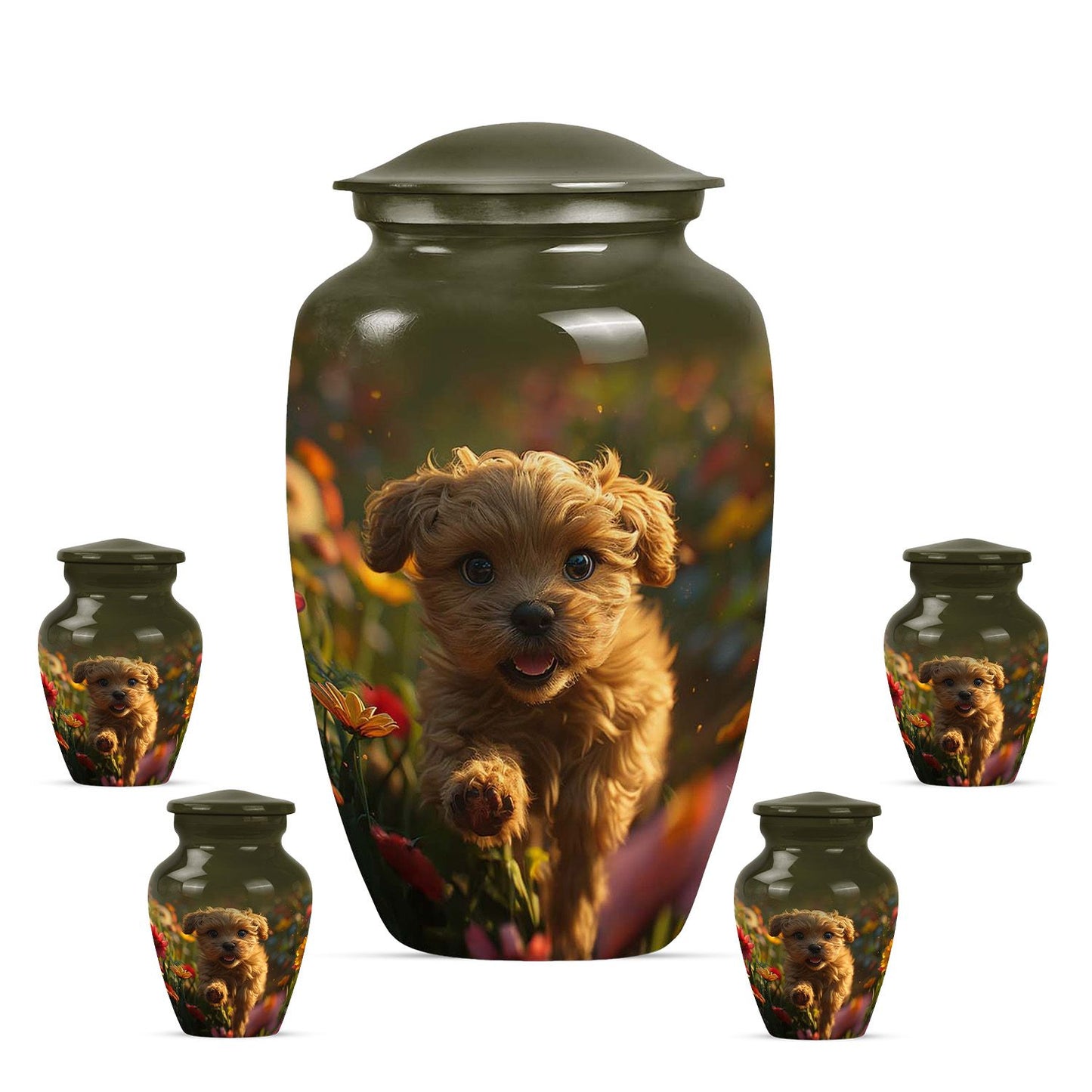 Personalized Dog Memorial Urn for Pet Ashes - Yatskia